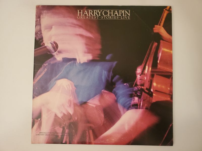 Harry Chapin Greatest Stories Live vinyl record